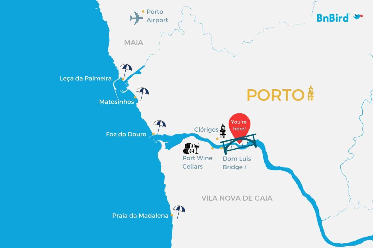 Clerigos Tower - Experience In Porto Apartment Luaran gambar